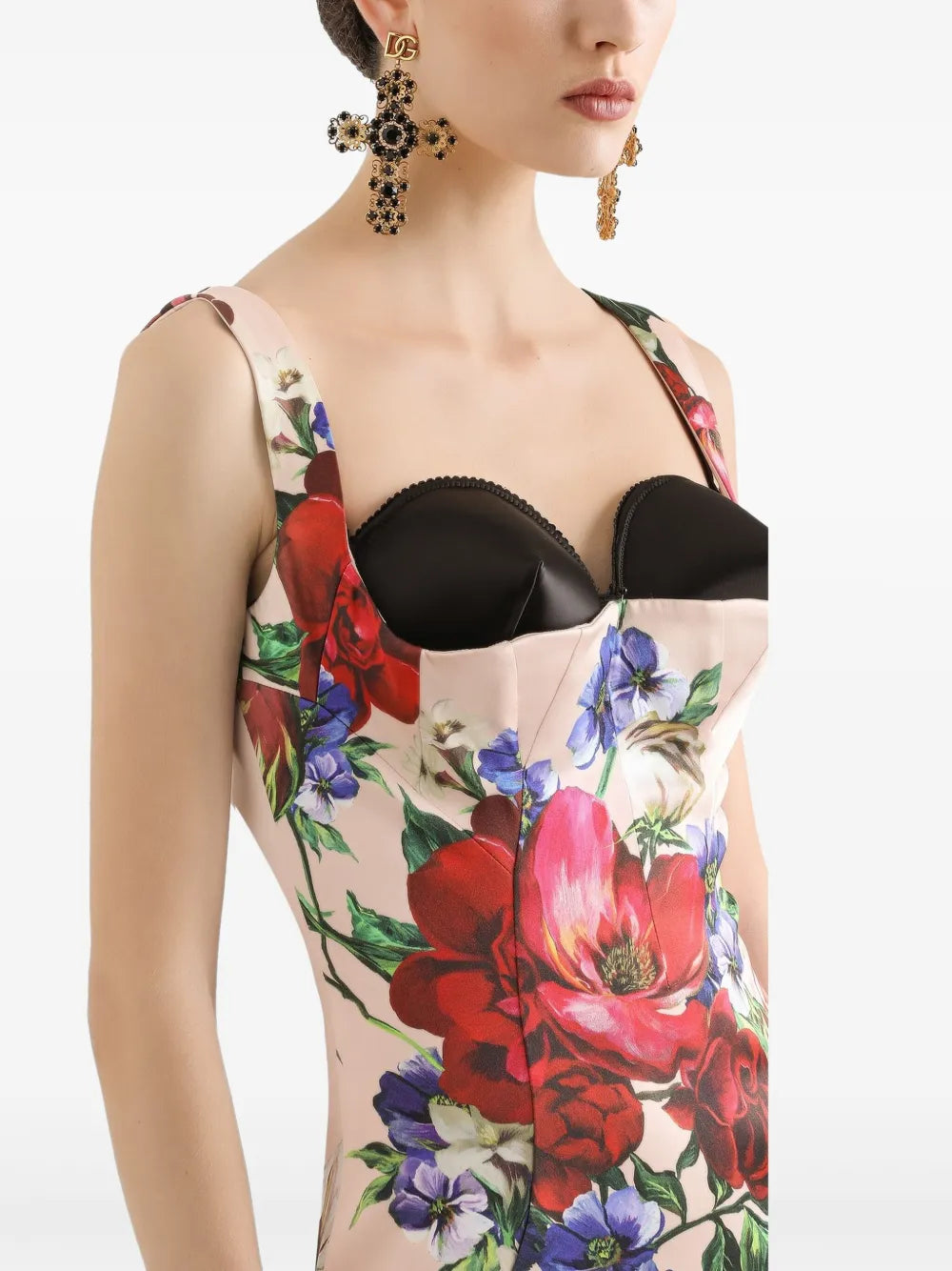 Dolce & Gabbana floral-print midi dress | Clothing