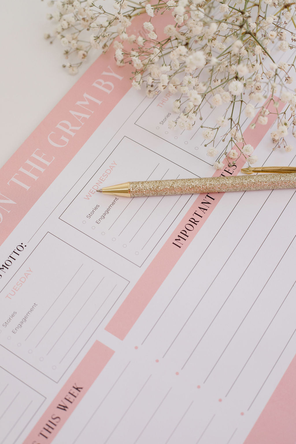 Social Media Planner Pad