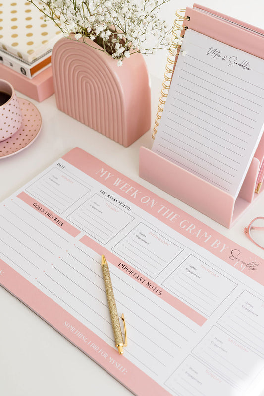 Social Media Planner Pad