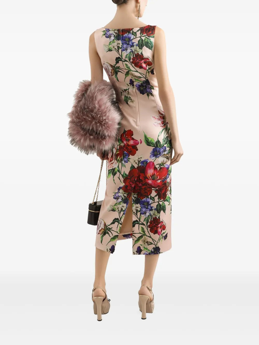 Dolce &amp; Gabbana floral-print midi dress | Dresses
