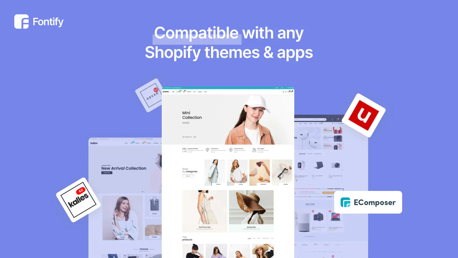 Fontify: Google & Custom Fonts - The4™ Free & Premium Shopify Theme